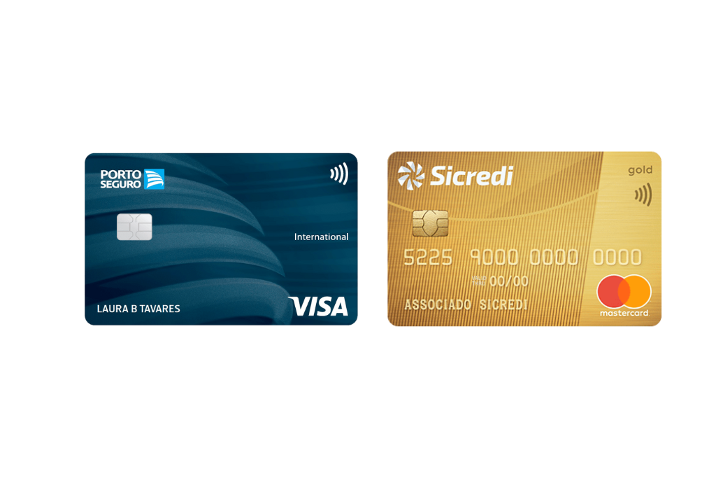 Afinal, veja qual é o melhor cartão de crédito para você. Fonte: Porto Seguro e Sicredi.
