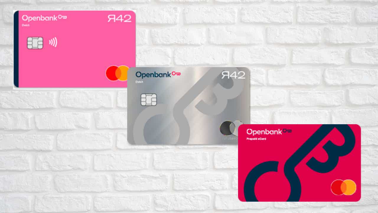 Cartões do OpenBank: R42, R42 Metal e eCommerce Card. Fonte: Senhor Finanças / OpenBank