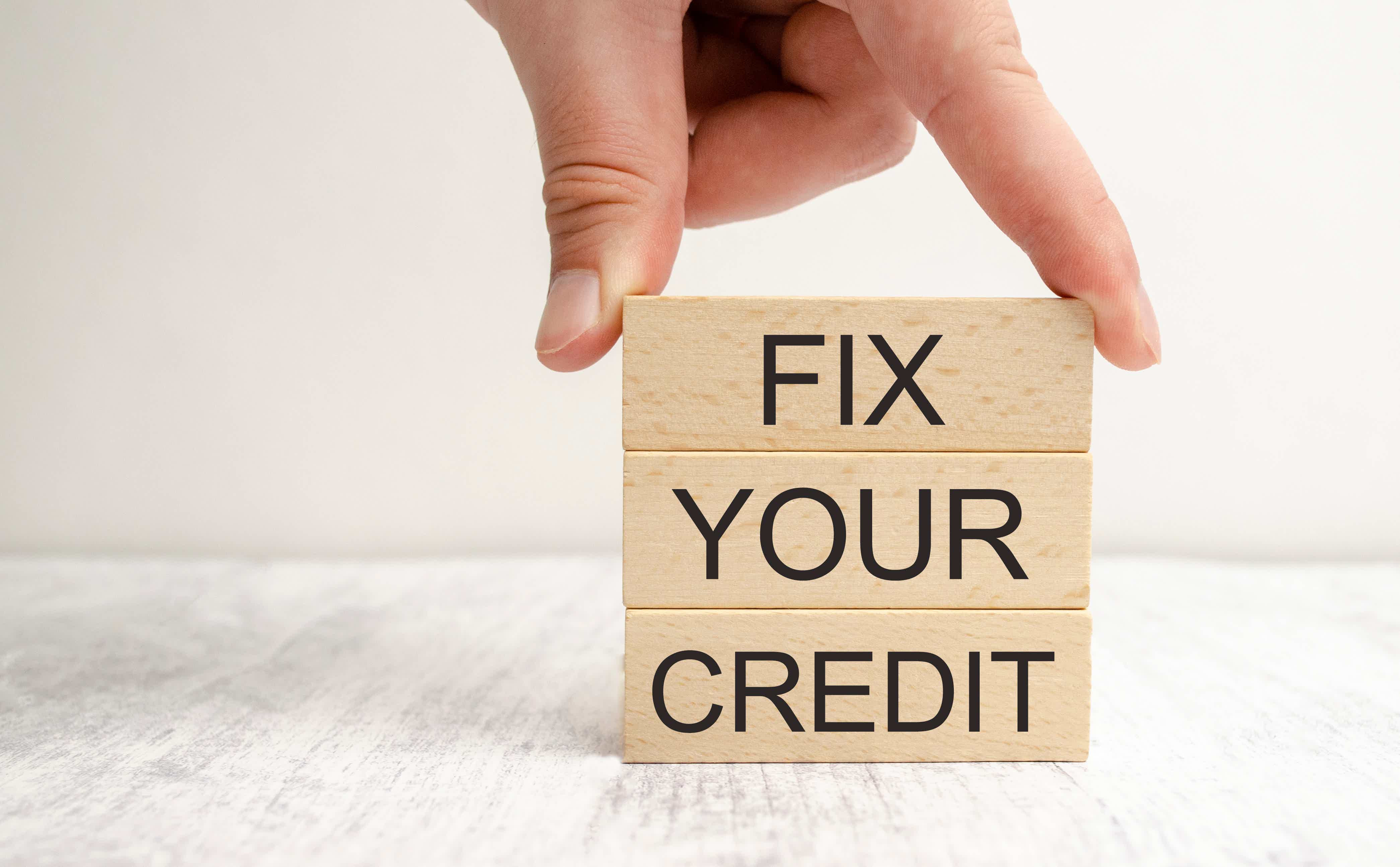 fix your credit concept