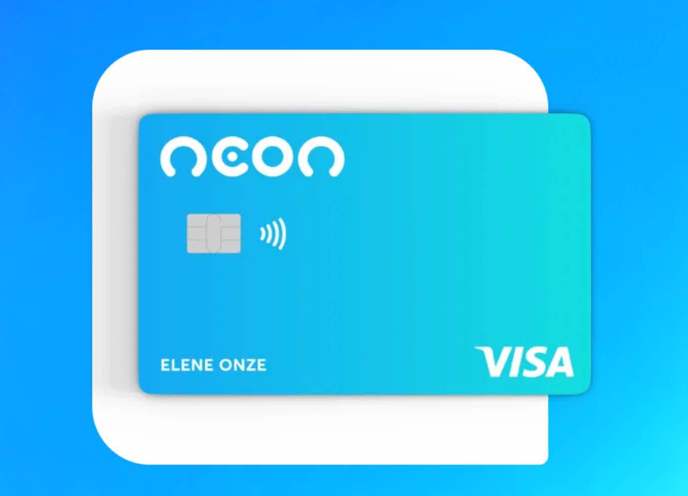 Cartão Neon Visa