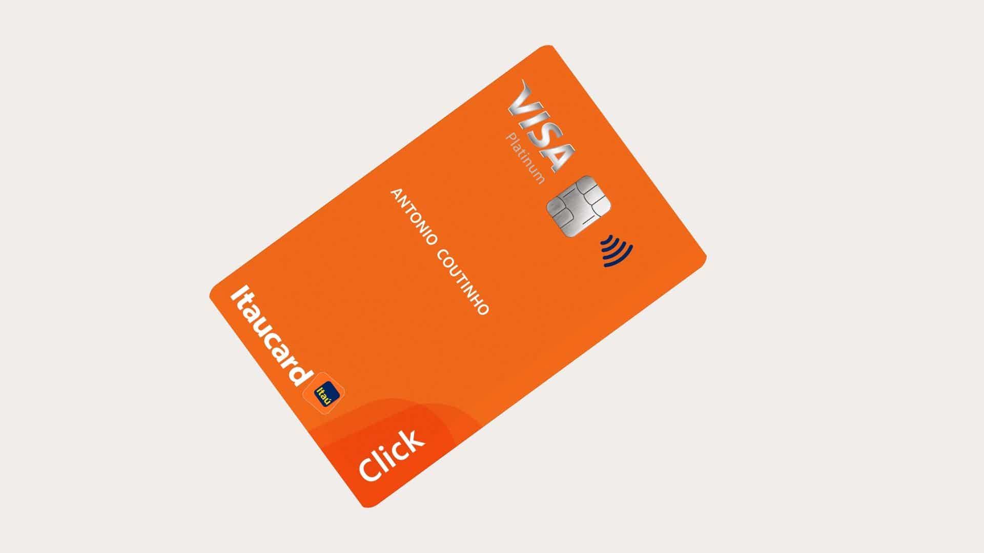 Mas, afinal, como solicitar o cartão Itaucard Click Visa Platinum? Fonte: Itaú.