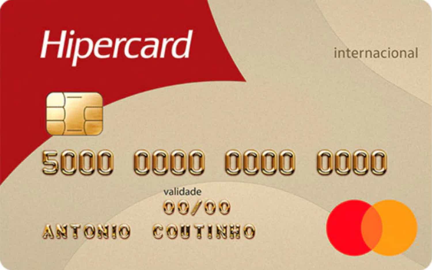 Cartão de crédito Hipercard Internacional