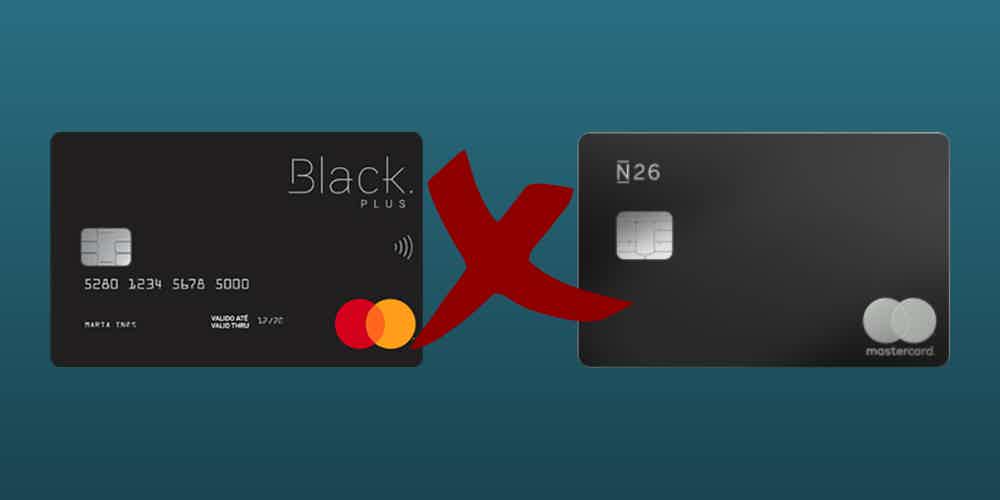 Comparação entre o Cetelem Black Plus e o N26 You. Fonte: Senhor Finanças / Cetelem / N26.