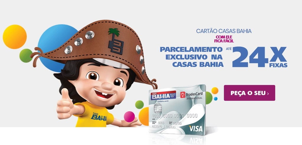 Quais as vantagens do cartão de crédito Casas Bahia?