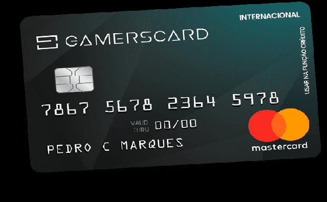 Cartão Gamerscard. Imagem: Gamerscard