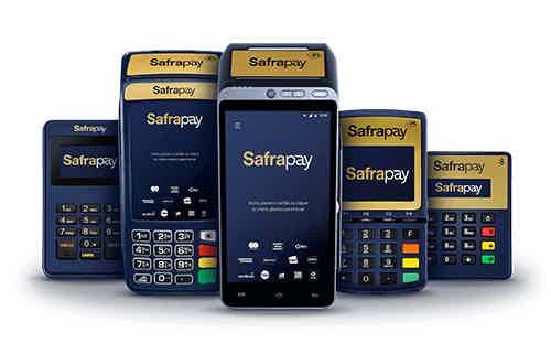 Confira os modelos disponíveis das maquininhas SafraPay. Fonte: SafraPay