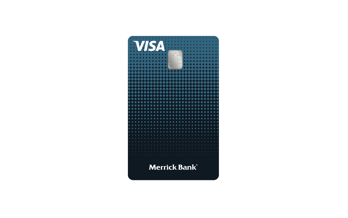See how to apply online to get one of these cards! Source: Merrick Bank.