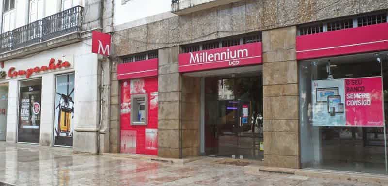 Faça sua adesão em um balcão do Millennium. Fonte: Bancos de Portugal.