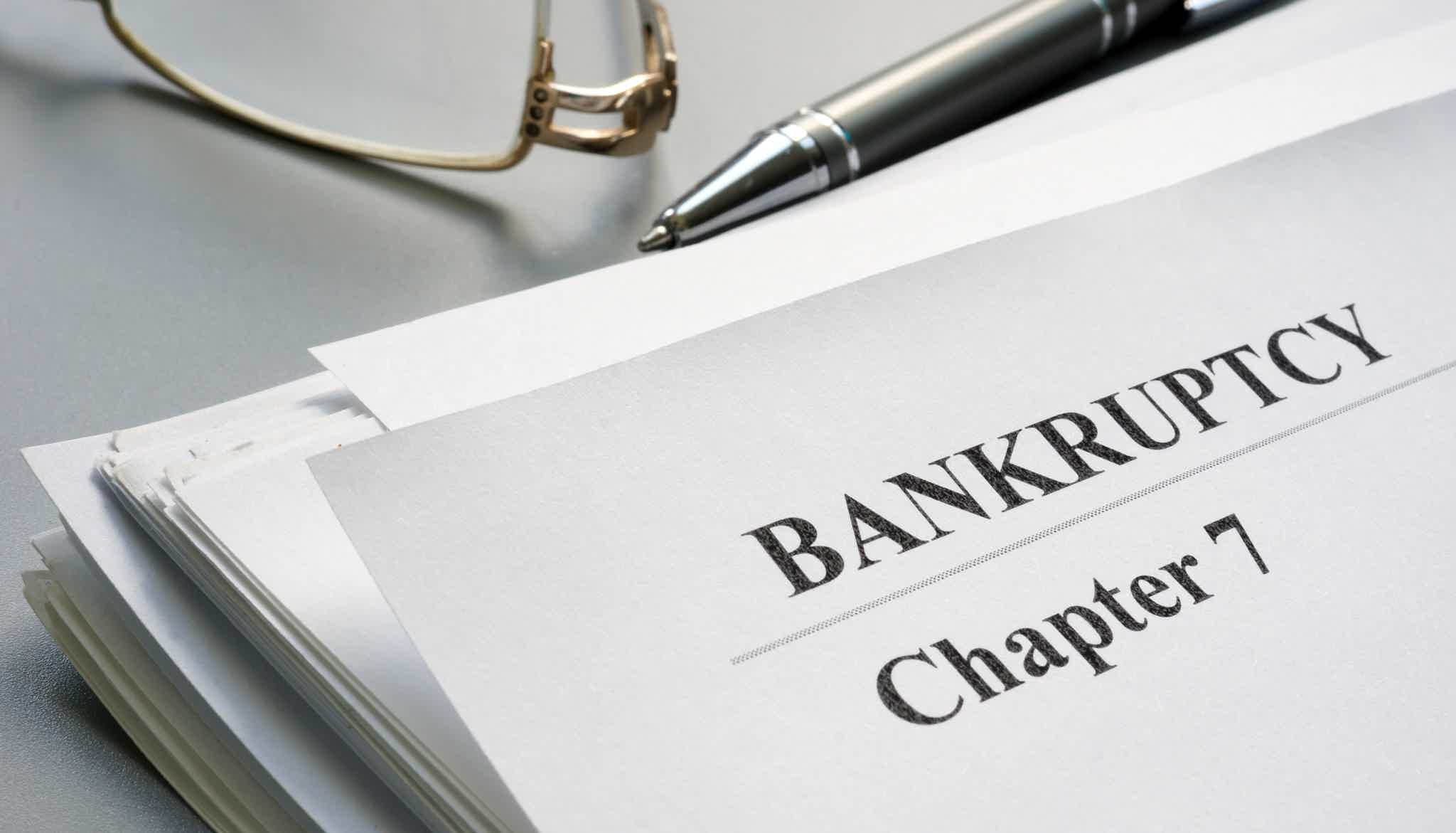 Learn how to deal with a Chapter 7 Bankruptcy. Source: Adobe Stock.
