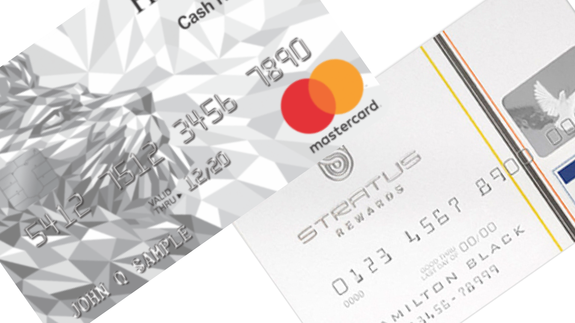 Comparação entre o cartão Stratus Rewards Visa White e cartão HSBC Cash Rewards. Fonte: HSBC.
