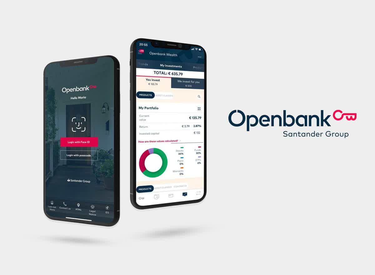 A aplicação do banco é bem completa. Fonte: Openbank
