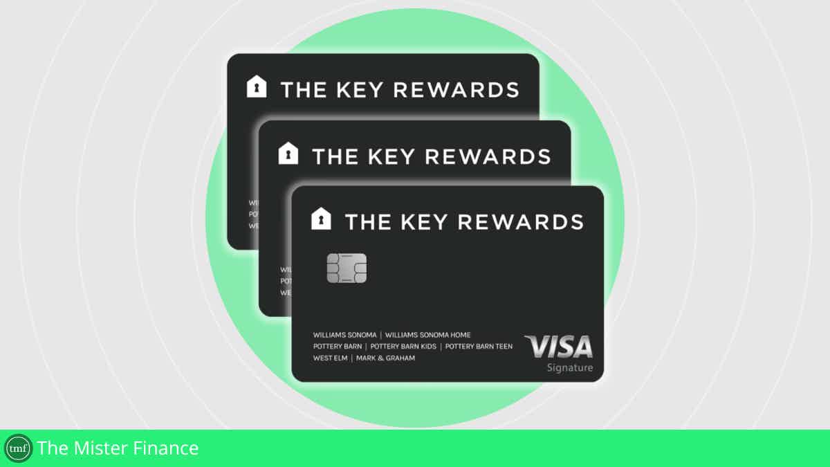 Read this application guide to get The Key Rewards Visa. Source: The Mister Finance