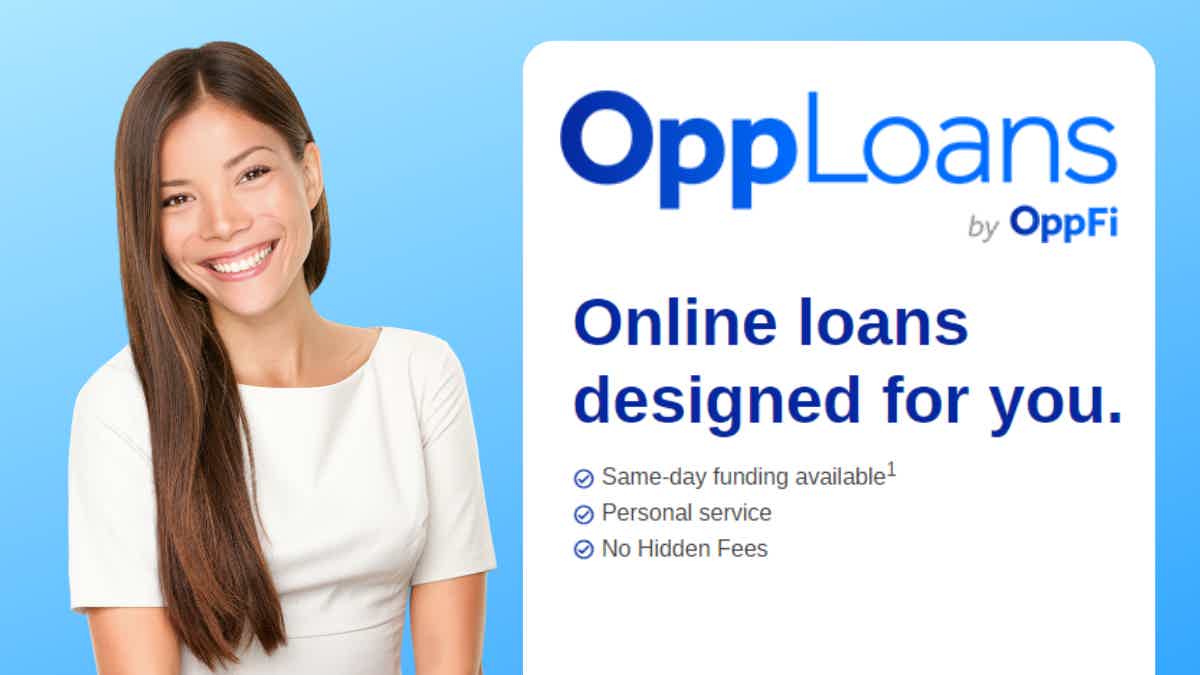 Check the benefits of OppLoans. Source: The Mister Finance.
