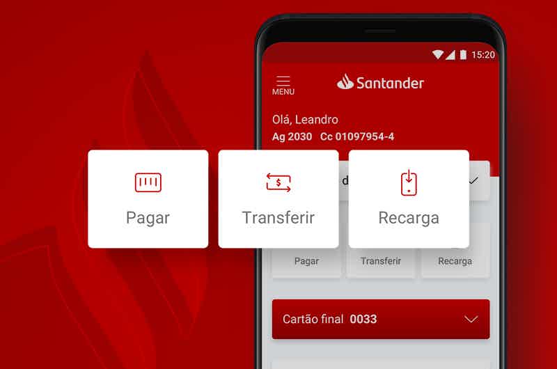 Antes de mais nada, fique por dentro de tudo sobre o Santander Internet Banking. Fonte: Santander.