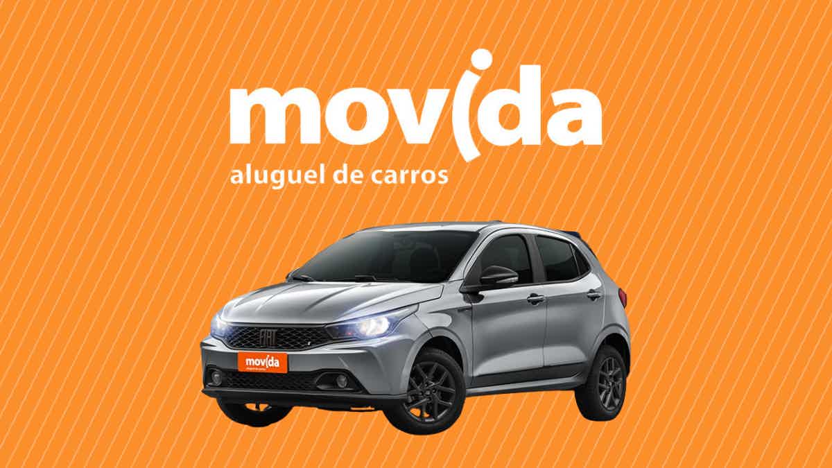Saiba como alugar um veículo com a Movida. Fonte: Canva.