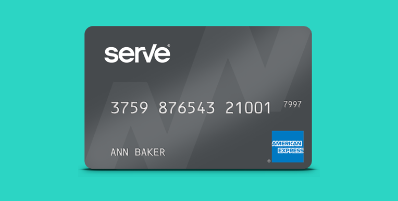 See the details about the Amex Serve Cash back card! Source: Serve.