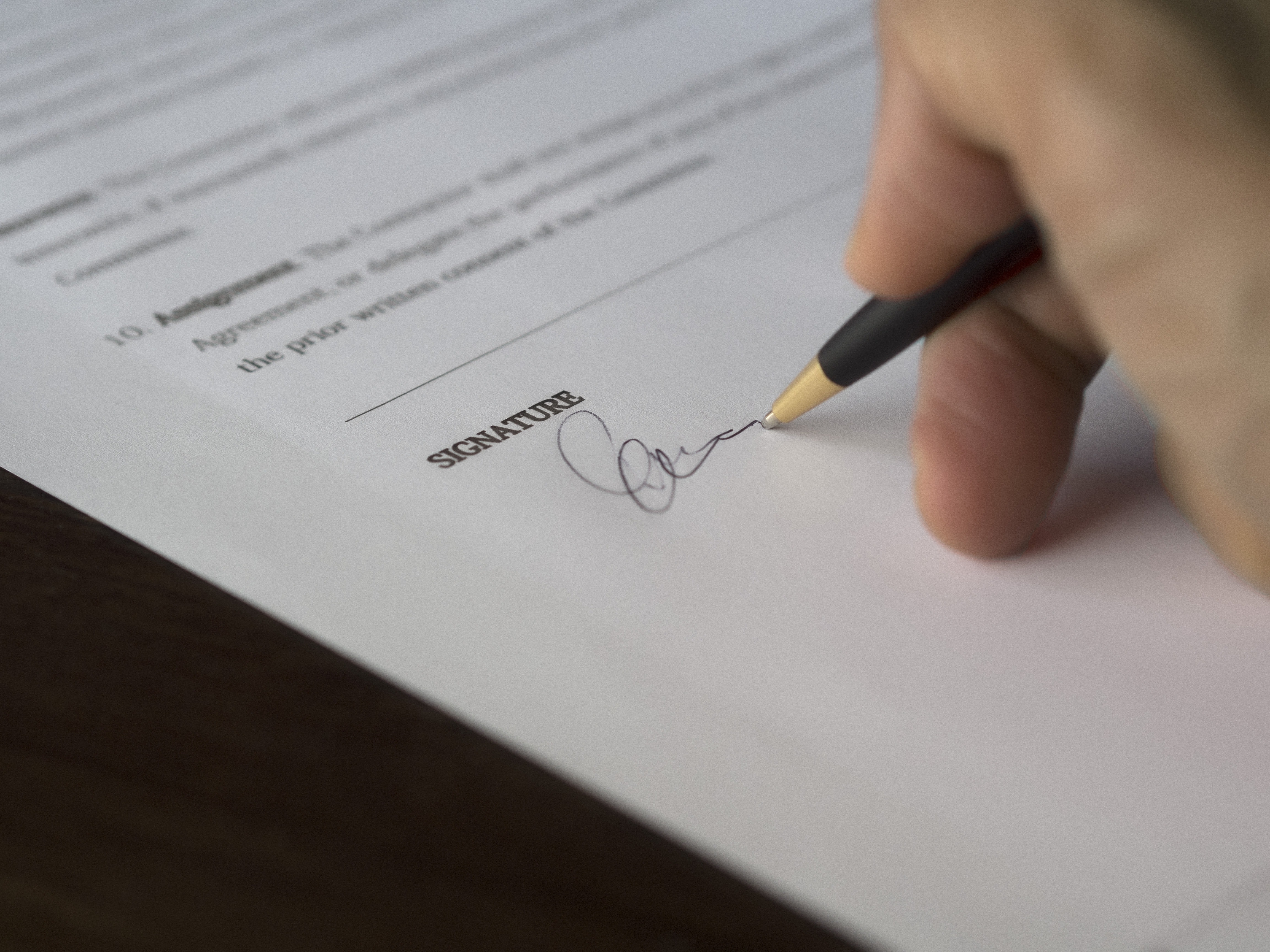 Analise o contrato antes de assinar