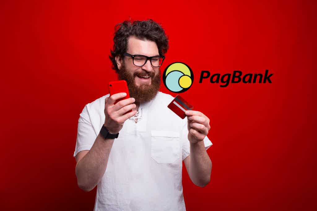 Antes de mais nada, veja como ajustar limite do cartão PagBank. Imagem: Canva + PagBank