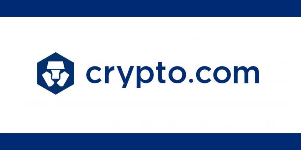 Logo da corretora Crypto.com. Fonte: Senhor Finanças / Crypto.com.