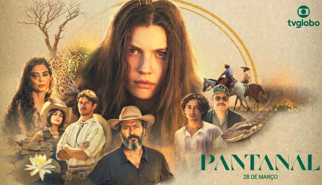 Conheça o remake da novela Pantanal. Fonte: Globo.