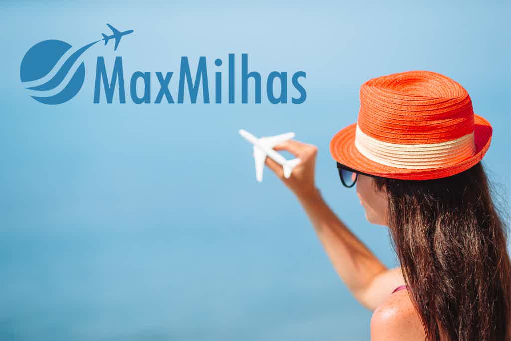 Veja tudo sobre como comprar passagem aérea na MaxMilhas com mais comodidade. Fonte: Canva + MaxMilhas