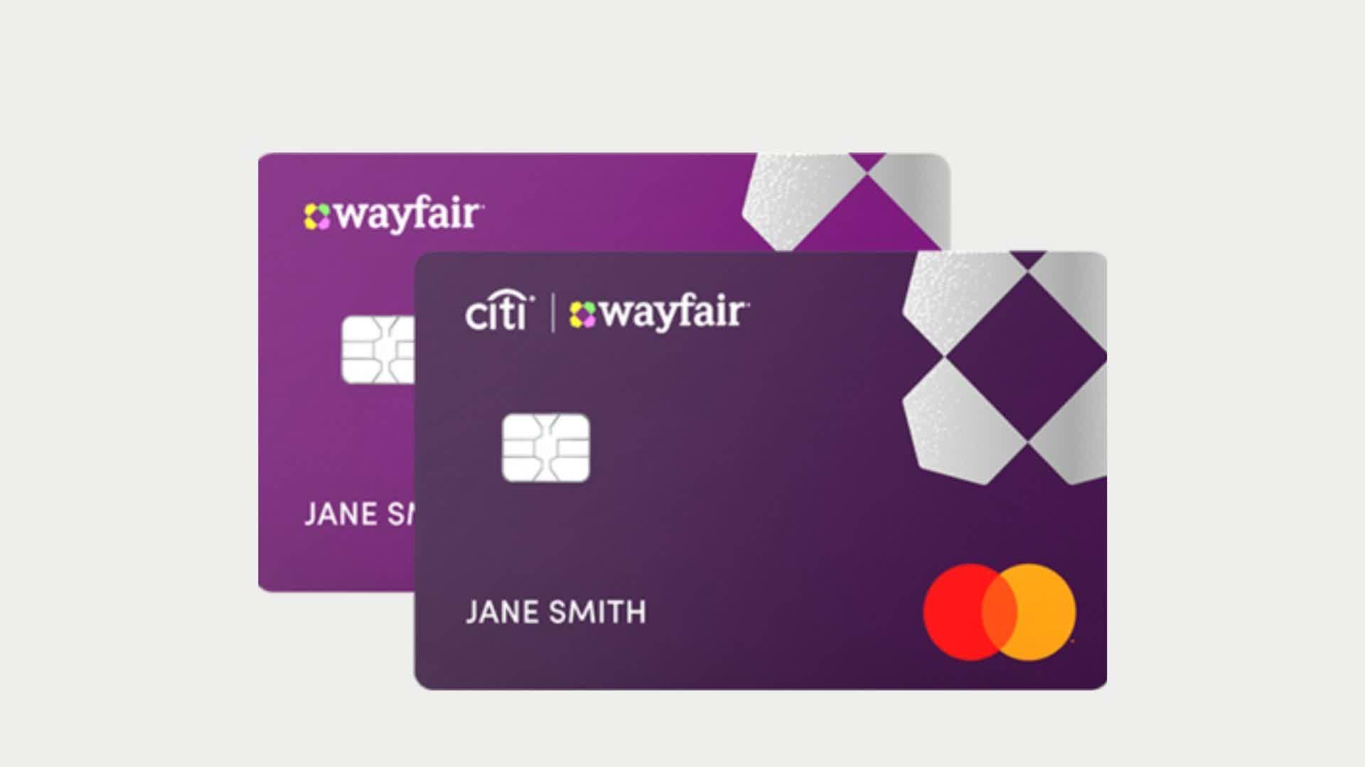 Conheça o cartão Wayfair. Fonte: Wayfair.