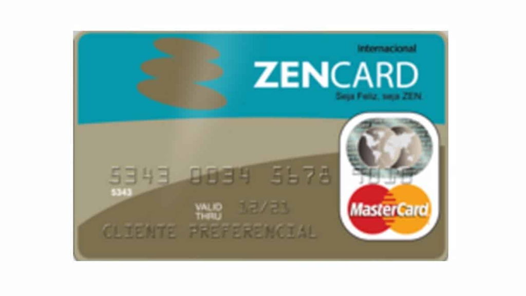 Cartão pré-pago Zencard