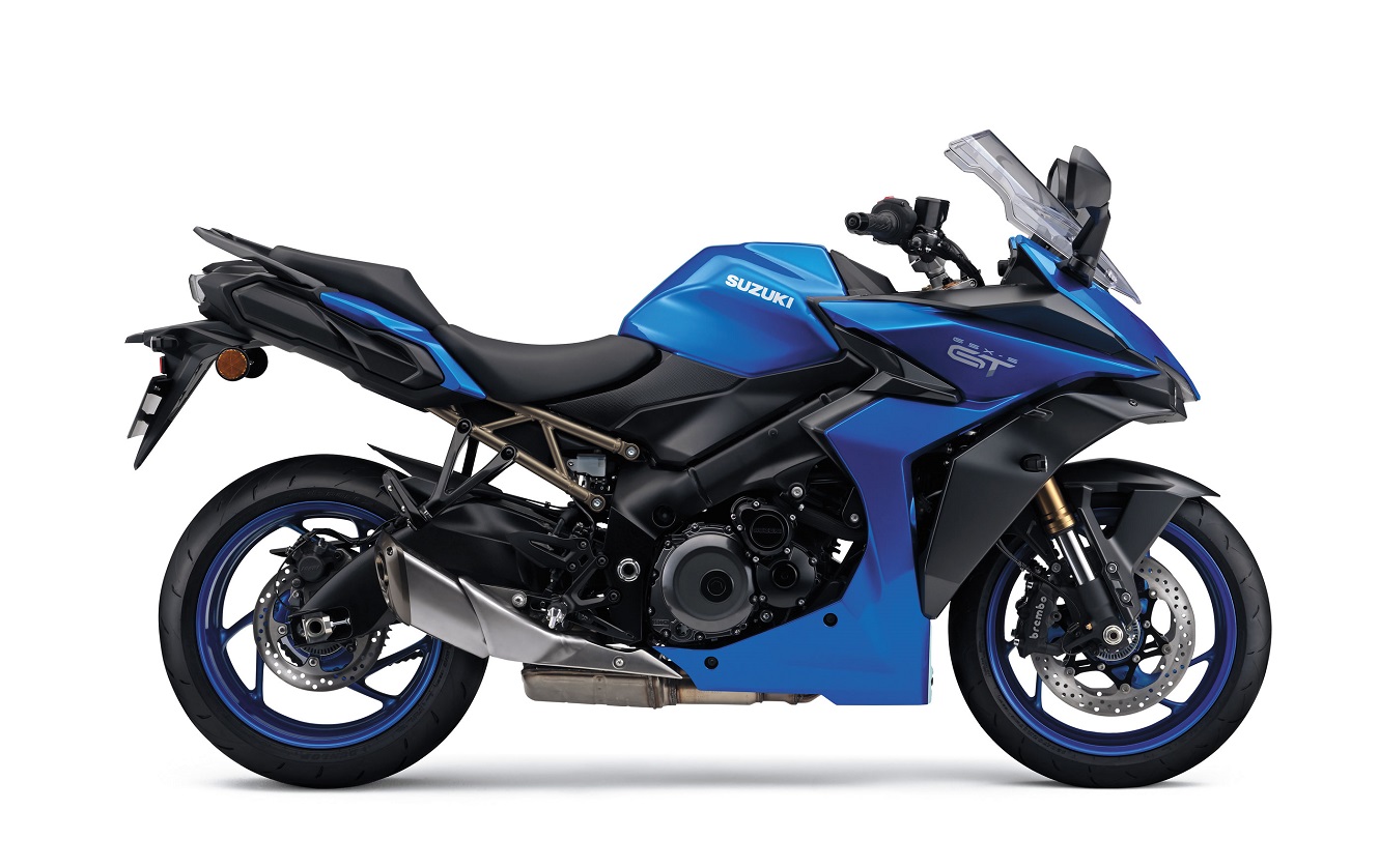 Conheça o modelo GSX-S 1000 GT, um dos lançamentos de motos para 2022. Fonte: Suzuki.