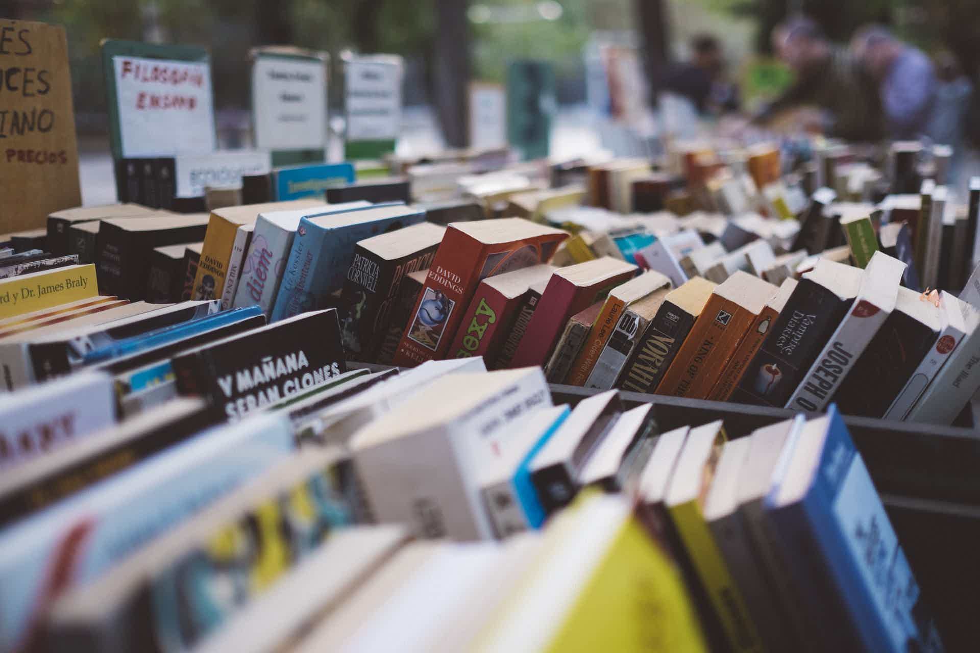 Compre livros usados e economize dinheiro para os demais itens da lista. Fonte: Pixabay.