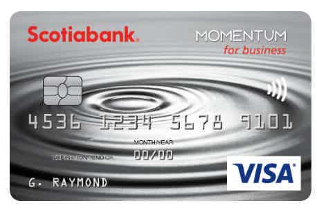 Scotia Momentum for Business Visa credit card