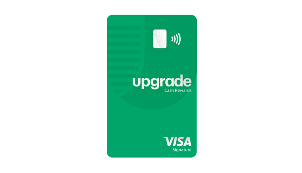 Upgrade Visa with Cash Rewards card fundo branco