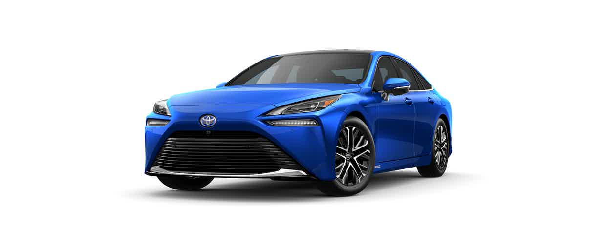 Toyota Mirai é um dos modelos disponíveis no mercado. Fonte: Toyota.