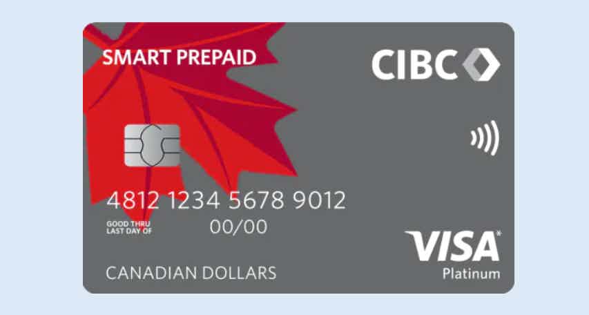 CIBC Smart™ Visa prepaid card
