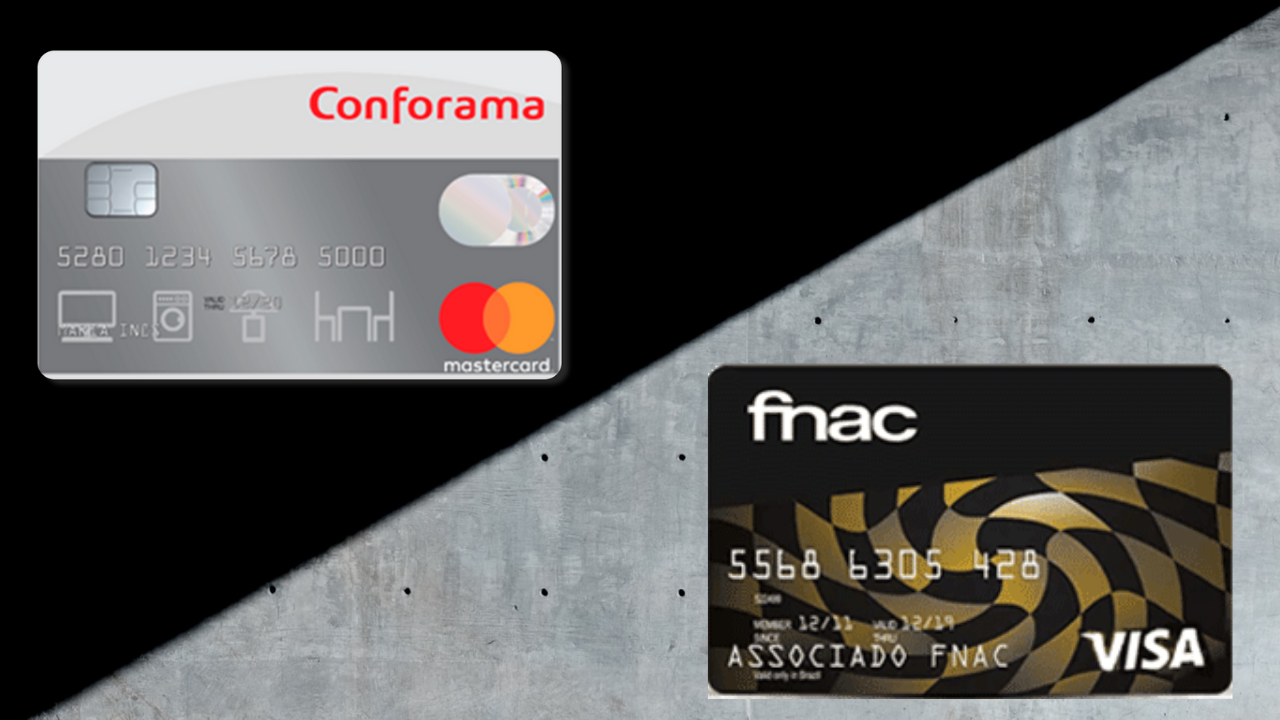 Cartão Conforama e Cartão Fnac, você sabe qual escolher? Fonte: Senhor Finanças / Conforama / Fnac